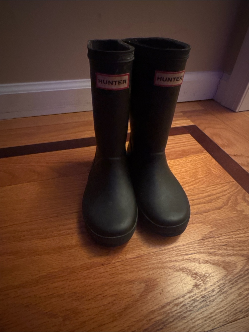 Hunter Black Matte Short Rain Boots